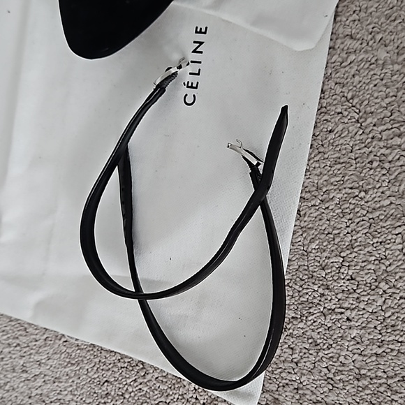 Celine Black Suede Wedges EXCELLENT CONDITION!!! - Picture 8 of 8